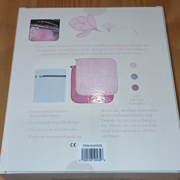 Lily Eden Reusable Make up Makeup Remover Towel Pads Box Set - Picture 3 of 13